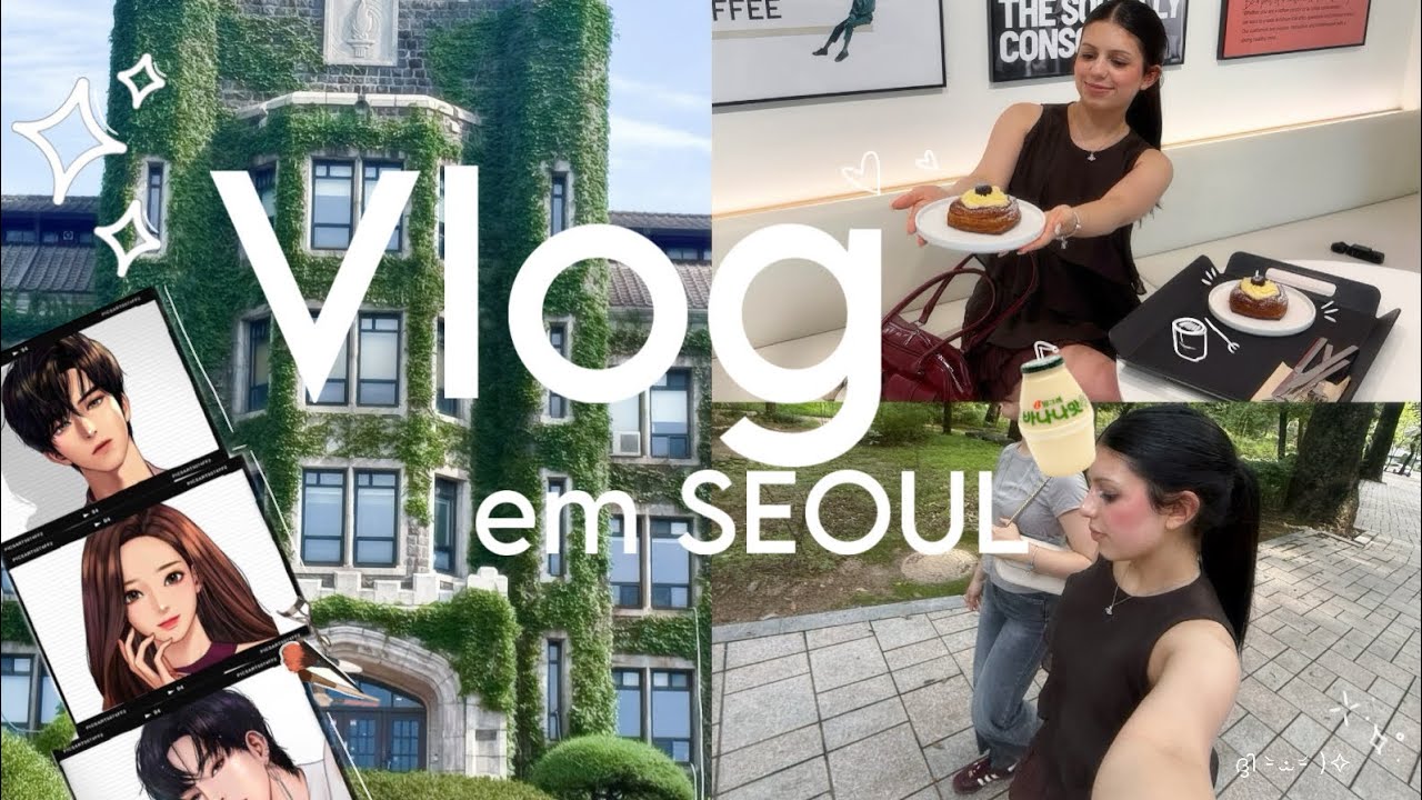 VLOG em SEOUL - dia-a-dia, visitando a Yonsei university, classe de coreano, evento, etc