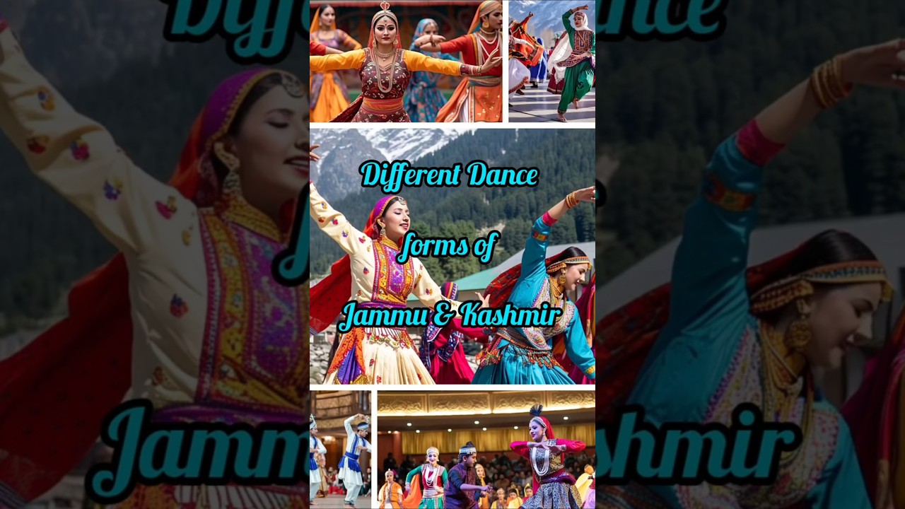 Dance Form:Part-3 || Enchanting Folk Dances of Jammu & Kashmir || Indian Culture | #shorts #dance