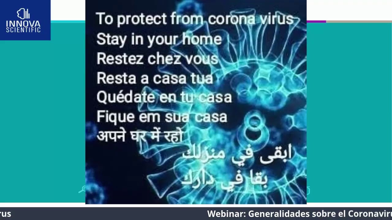 Webinar: Generalidades sobre el Coronavirus