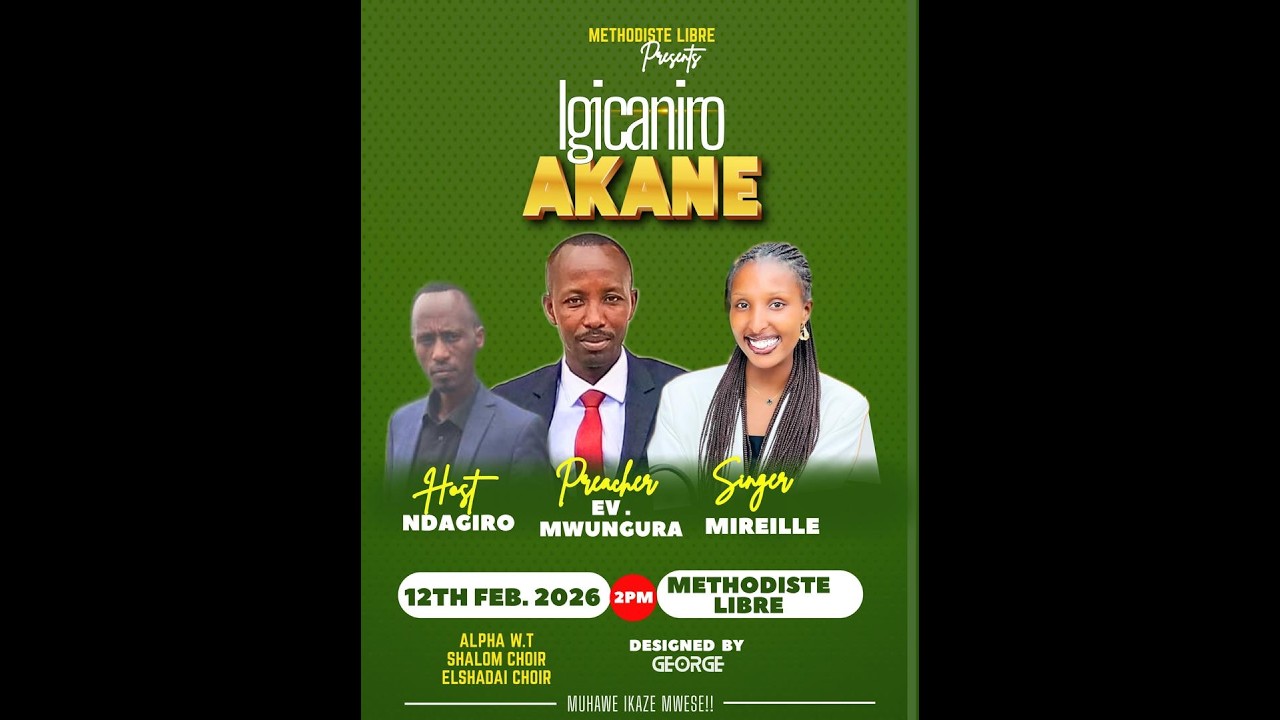 IGITARAMO CY' AKANE  TARIKI 12 /02/2026  FREE METHODIST CHURCH RUBAVU PARISH