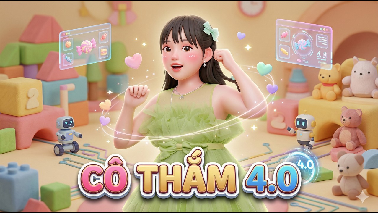 C&Ocirc; THẮM 4.0 - B&Eacute; ANH THƯ ♪ NHẠC THIẾU NHI S&Ocirc;I ĐỘNG NHẤT NHẠC THIẾU NHI BUỔI S&Aacute;NG