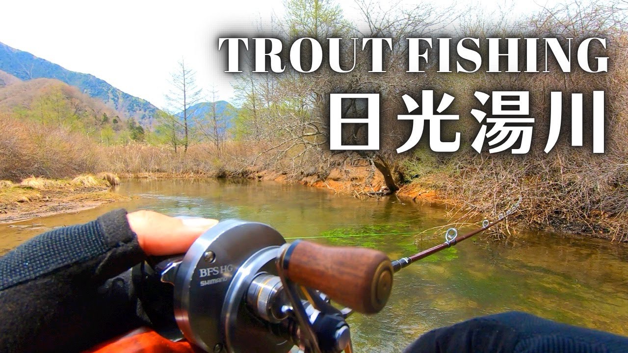 【Tourt Fishing】日光湯川の美しきブルックトラウトに出逢うチョークストリーム釣行【渓流ベイト】【フィッシュマン】
