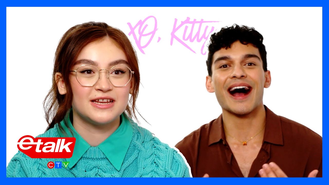 ‘XO, Kitty’s Anna Cathcart & Anthony Keyvan practice their Korean | Etalk Interview