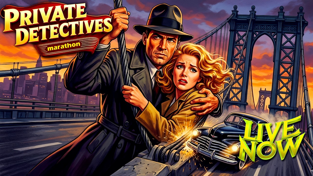 Hell on the highway! Another Detective Mystery Mix / Old Time Radio Show / All Night Long 12 Hours