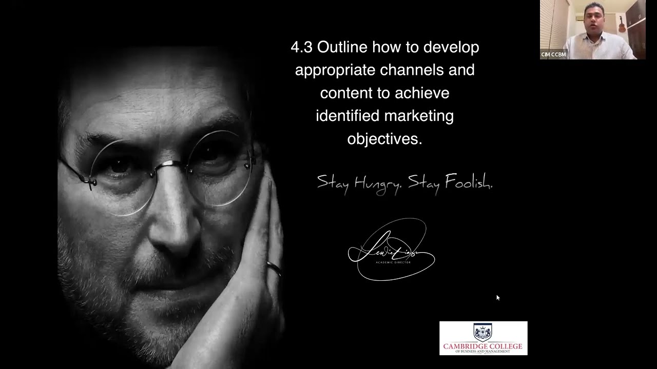 Marketing Communications Explained by Dr Lewie Diasz for CIM & MBA