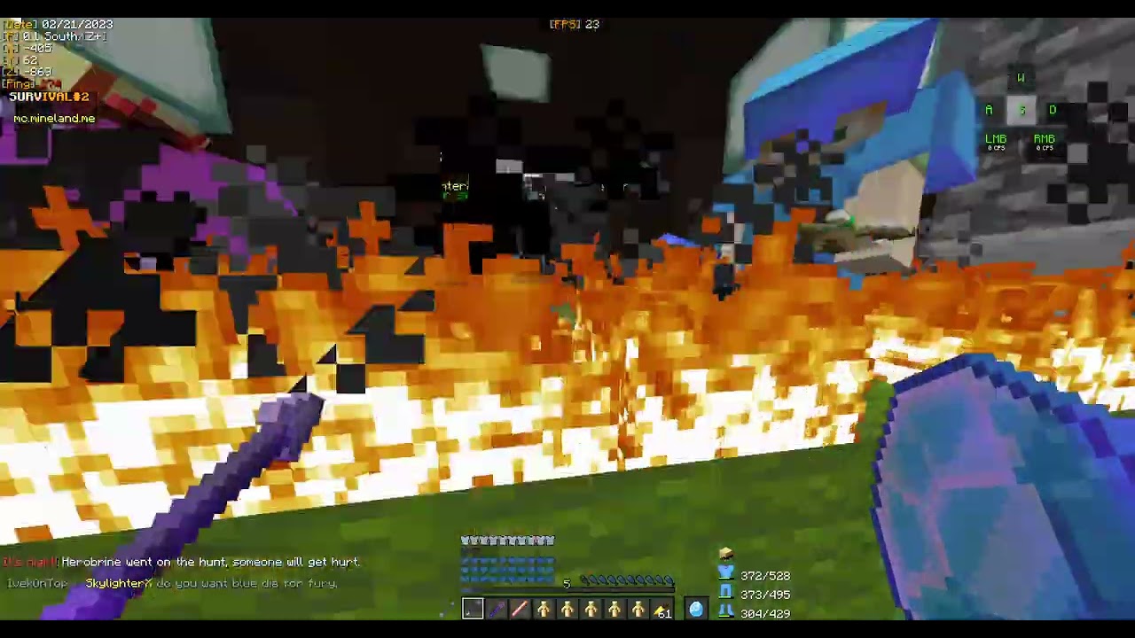 Player wajwuz216, Hacking In Mineland Survival 2 - _midnight666_