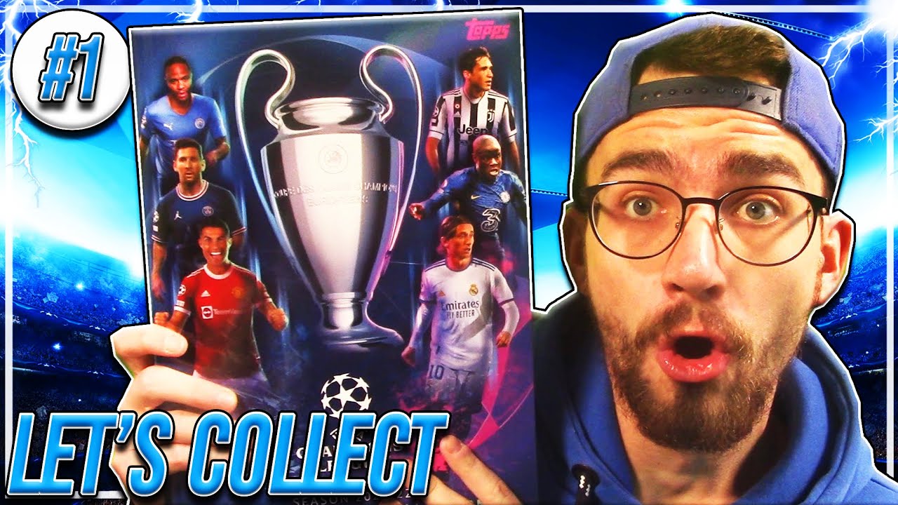 LETS COLLECT Topps CHAMPIONS LEAGUE 21/22 Sticker #1 😱🔥