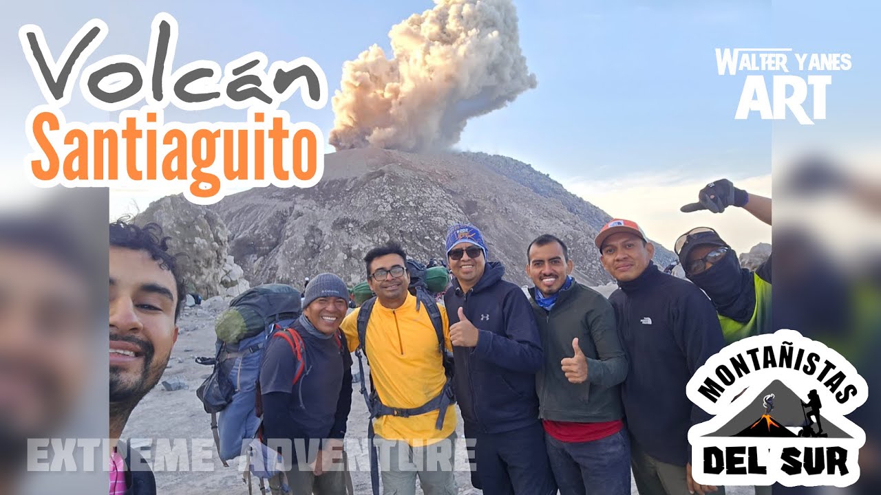 ESCALANDO EL VOLCÁN SANTIAGUITO ⚠️⛔️