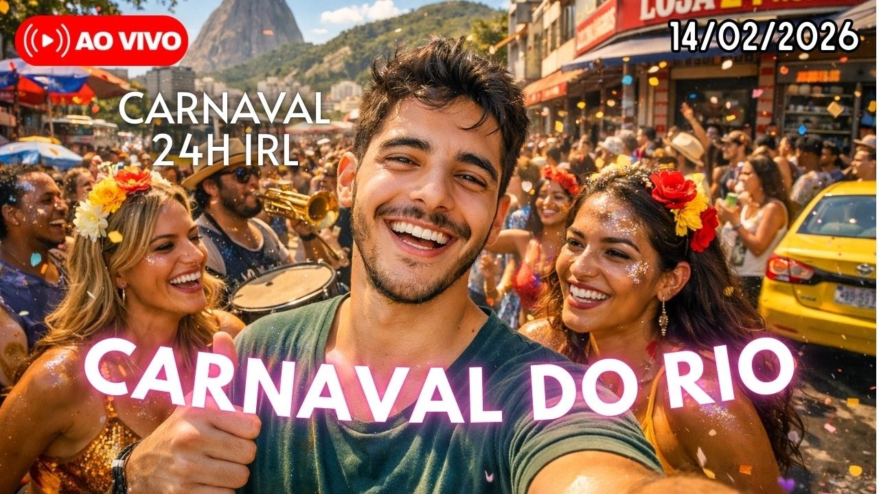 🔴AO VIVO | IRL Raiz | MEGA-BLOCOS DE CARNAVAL | RIO DE JANEIRO | ROLÊ ÉPICO e CARNAVALESCO😎🍻🤦🏼‍♀️