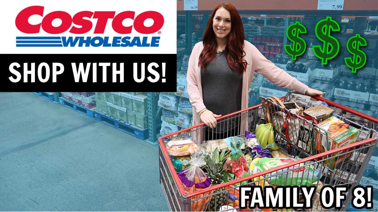 Once-a-Month GROCERY HAUL! Shopping at COSTCO for our LARGE FAMILY