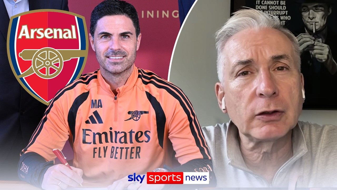 Mikel Arteta signs contract extension with Arsenal to 2030