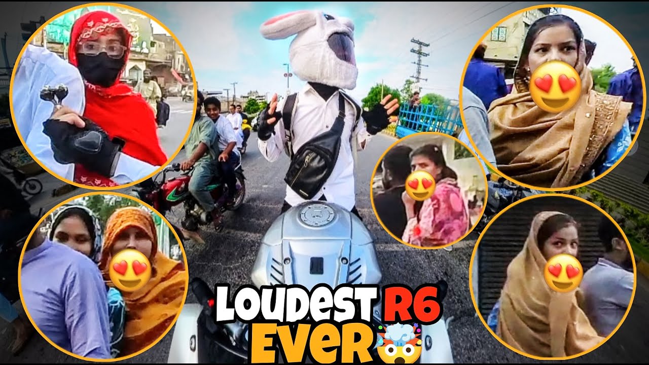 Riding My Savage Yamaha R6 in City😈 | Loudest Bike Reactions Ever🤯!!