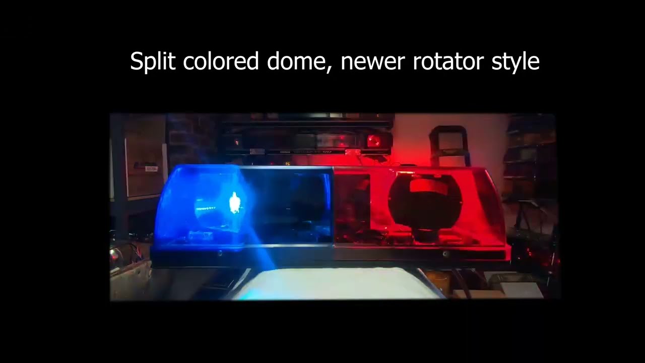 Red / Blue split Whelen Responder Mini Lightbars
