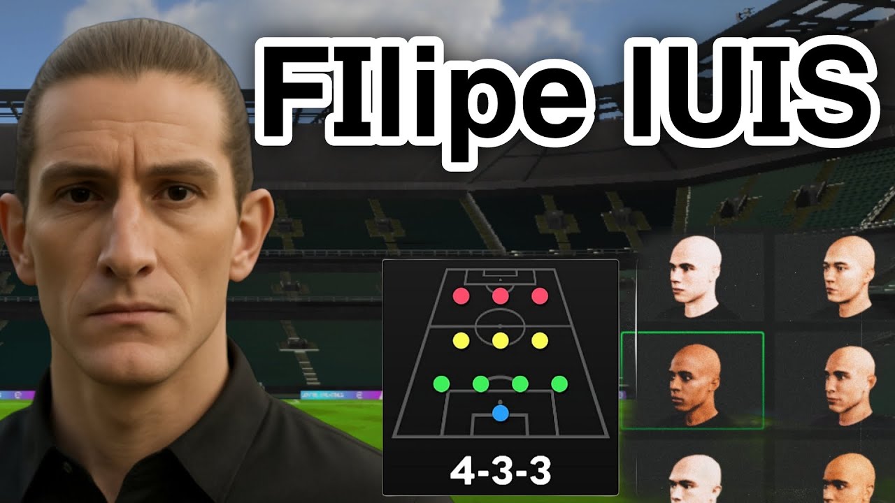 How to Create Filipe Luís as Your Manager in DLS 25 | Best Formation, Tactics & Benefits