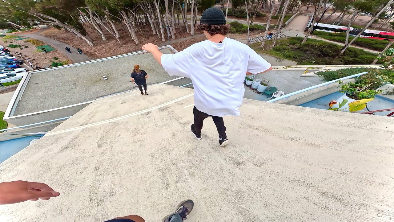 San Diego Rooftop Parkour POV 🇺🇸