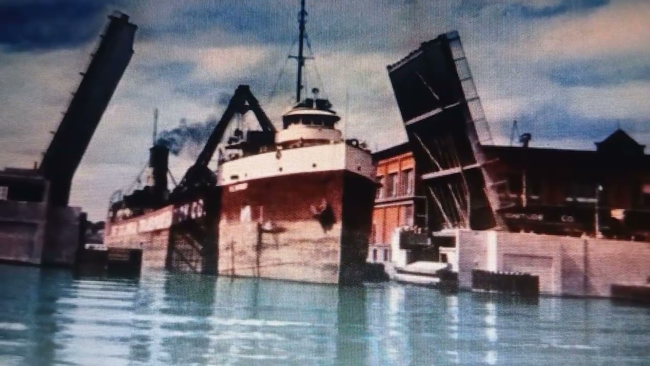 Second Avenue Strauss Bascule Bridge  Alpena, Michigan 