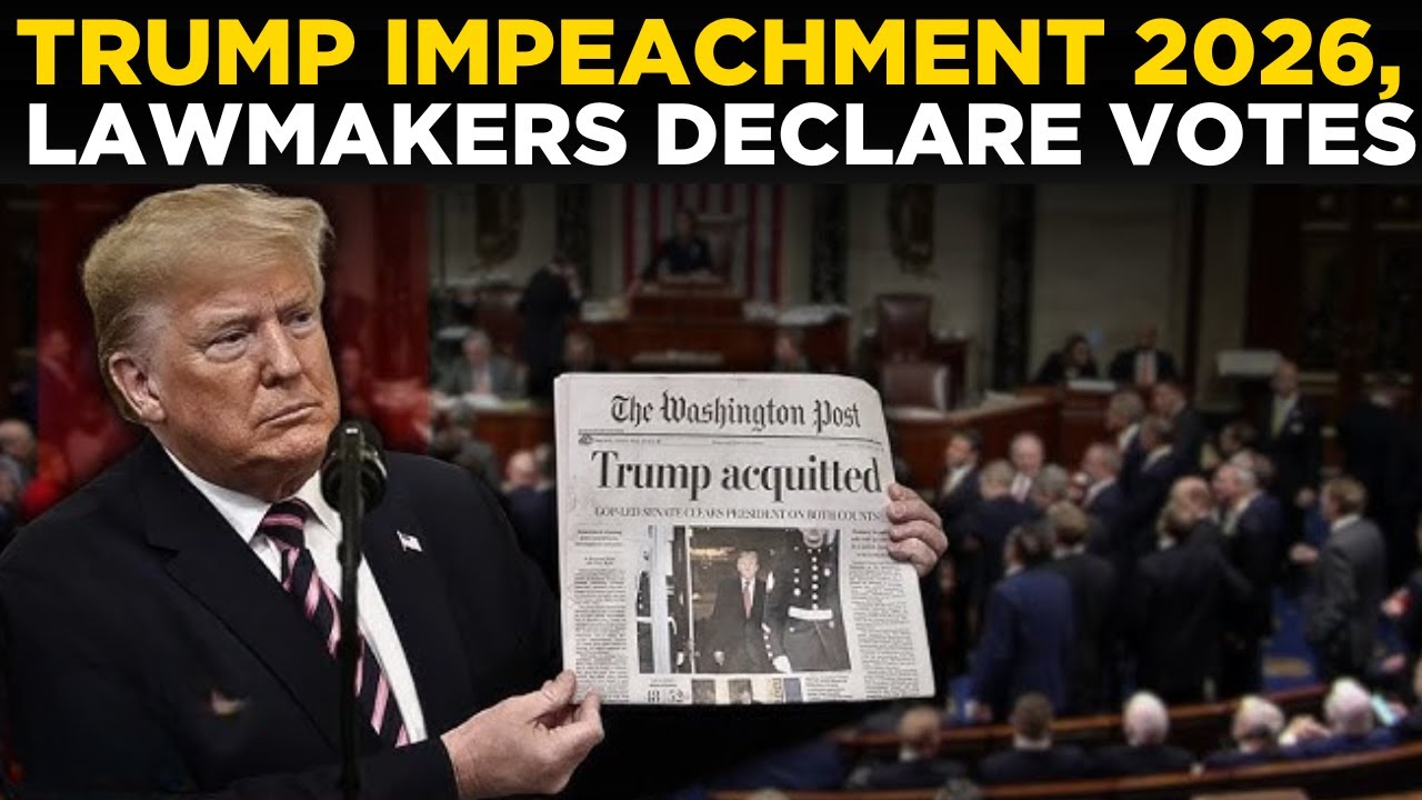 TRUMP IMPEACHMENT 2026 LIVE | House of Representatives Decides President Trump's Fate |Breaking News