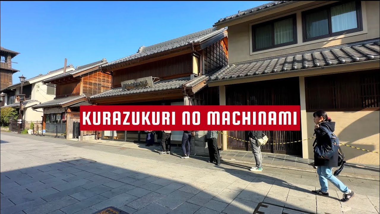 4K•ASMR | Kawagoe Warehouse District | Walk Tour