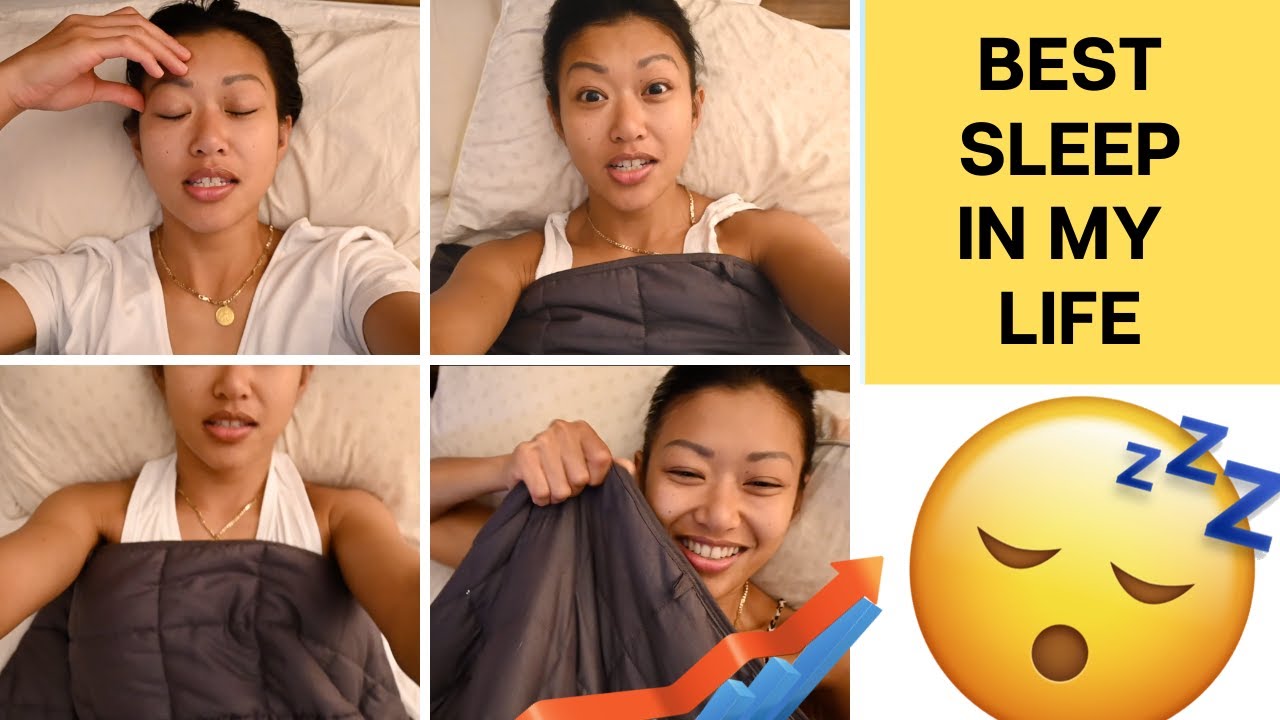 I TRY A WEIGHTED BLANKET FOR 6 NIGHTS TO IMPROVE MY SLEEP