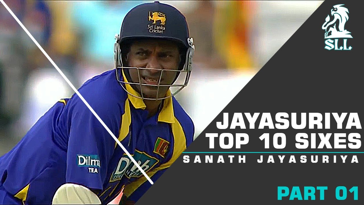 Sanath Jayasuriya Top 10 Sixes. || Best Sixes || Unbelievable Sixes.