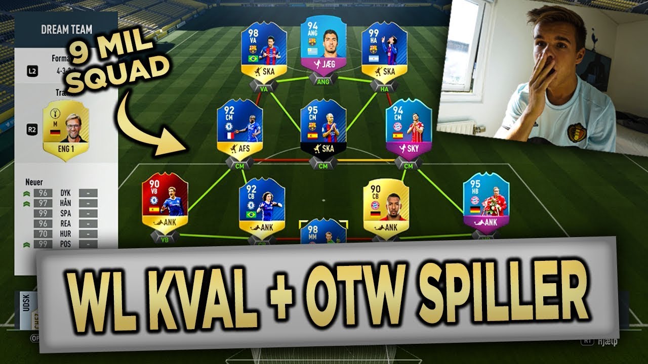 9MIL SQUAD BUILDER + WEEKEND LEAGUE KVAL & OTW SPILLER!!!