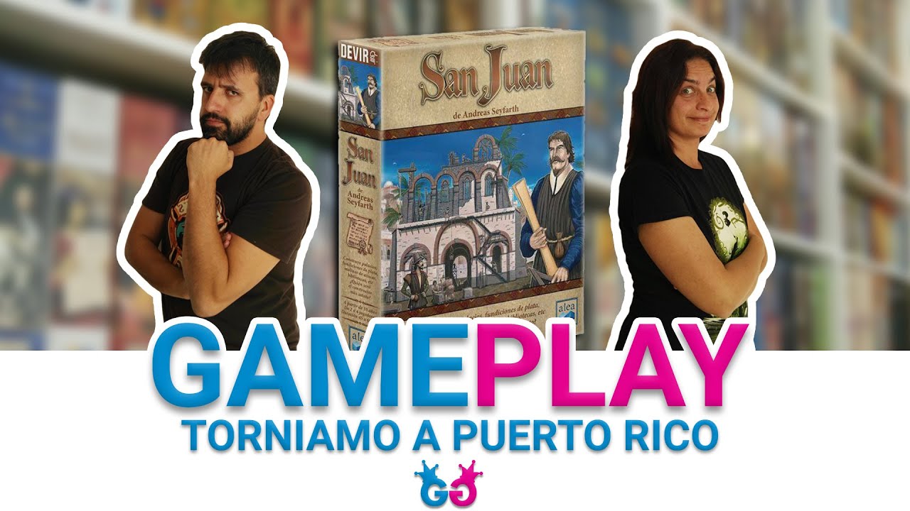 San Juan, Partita completa al gioco di carte di Puerto Rico