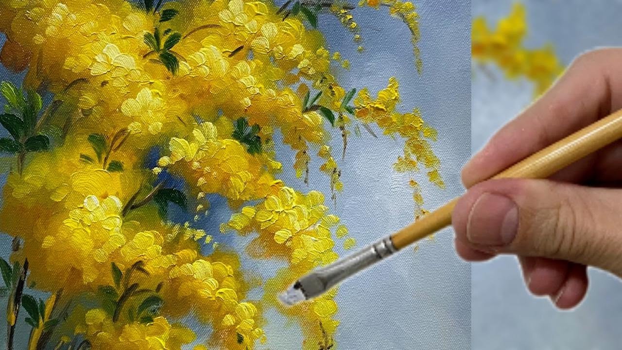 ЯРКИЕ ЦВЕТЫ / ПОШАГОВОЕ РУКОВОДСТВО / ИЗУЧЕНИЕ РАЗЛИЧНЫХ ОТТЕНКОВ ЖЕЛТОГО ДЛЯ ЦВЕТОЧНОЙ ЖИВОПИСИ