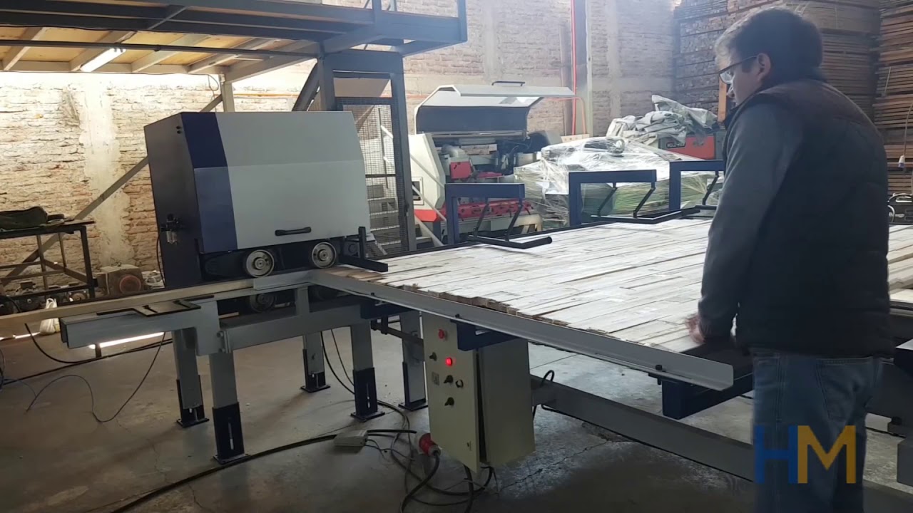 Alimentador de tablas para Moldureras