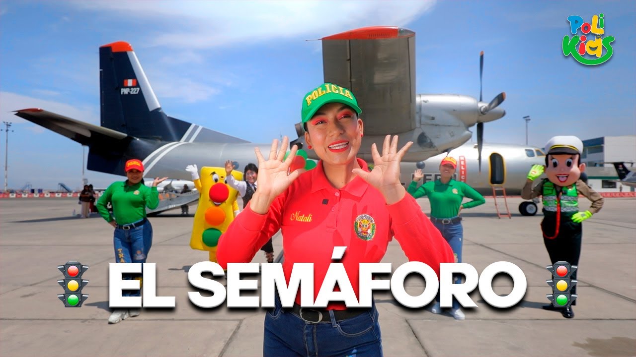 EL SEMÁFORO - MARÍA PÍA Y TIMOTEO | Música para niños | Polikids