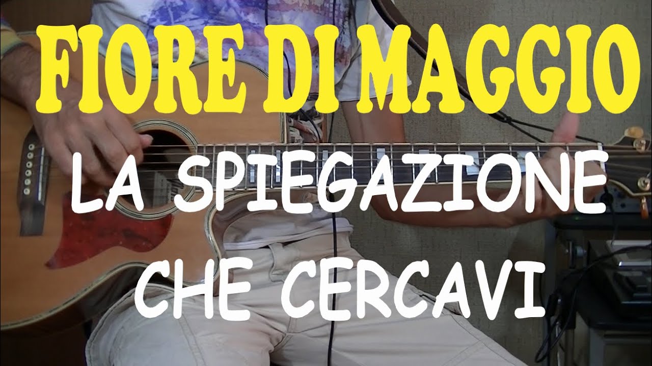 FIORE DI MAGGIO - CHITARRA - ARPEGGIO DEFINITIVO