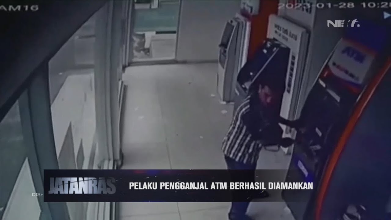Aksi Pembobolan ATM Terekam CCTV - JATANRAS