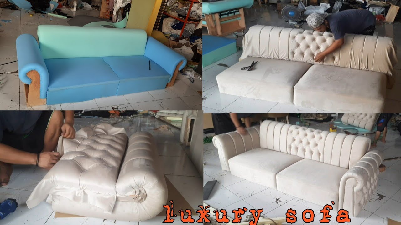 cara membuat sofa terbaru / membuat sofa minimalis sendiri / simak caranya dan prosesnya