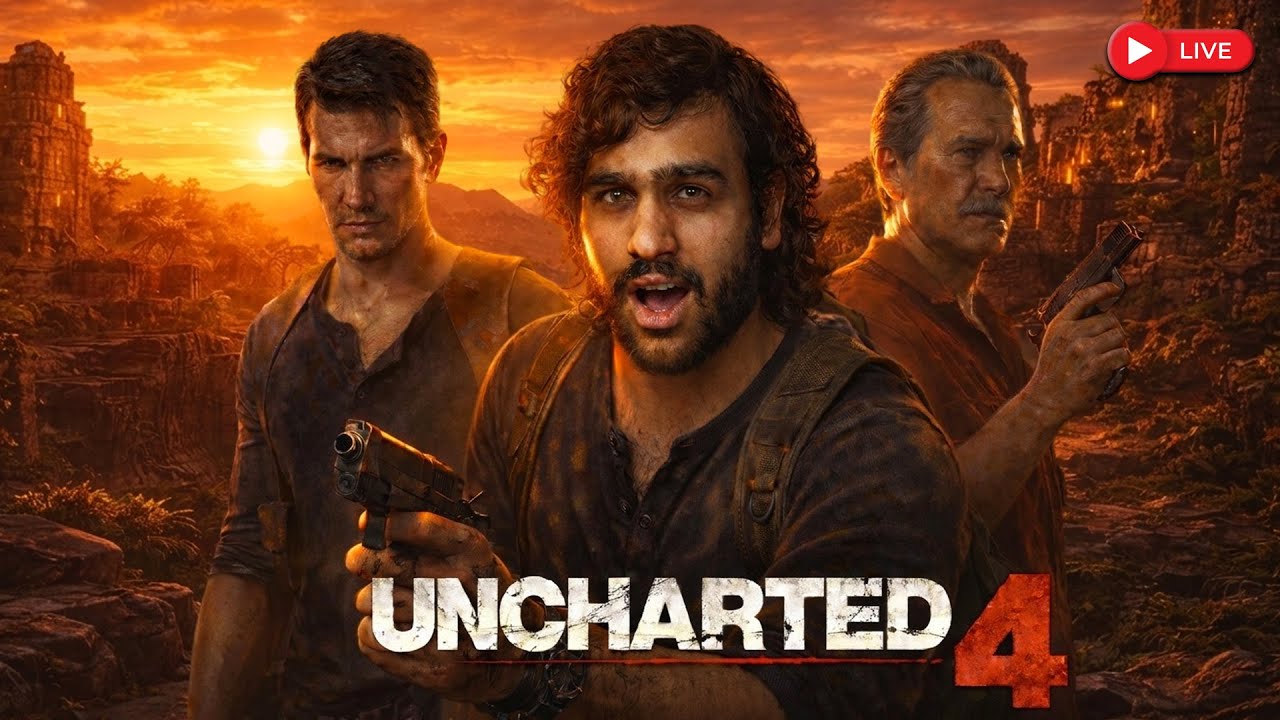 LIVE 🔴  Playing UNCHARTED 4 For Real Adventure ( thief's End )