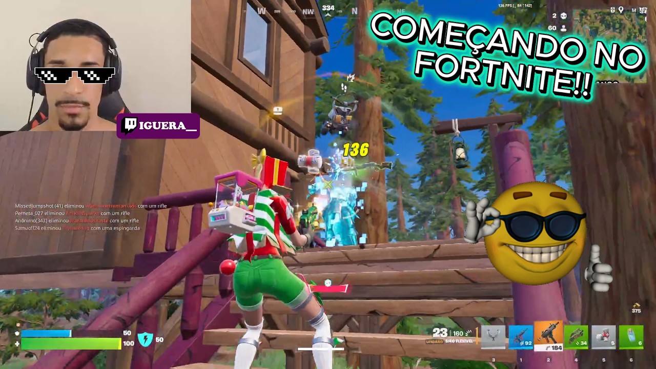 PRIMEIRA VEZ NAS RANKEDS DO FORTNITE!