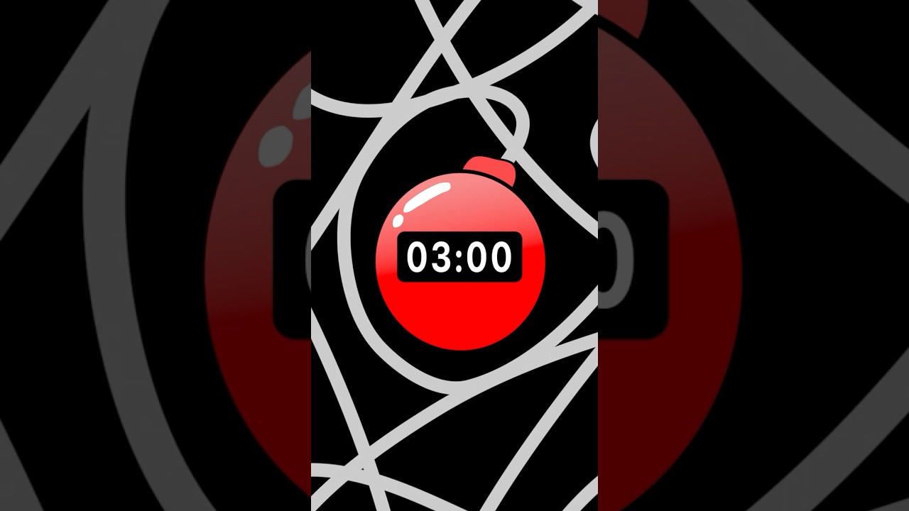 3 Minute Timer Bomb [MISSION IMPOSSIBLE] 💣 #timertopia