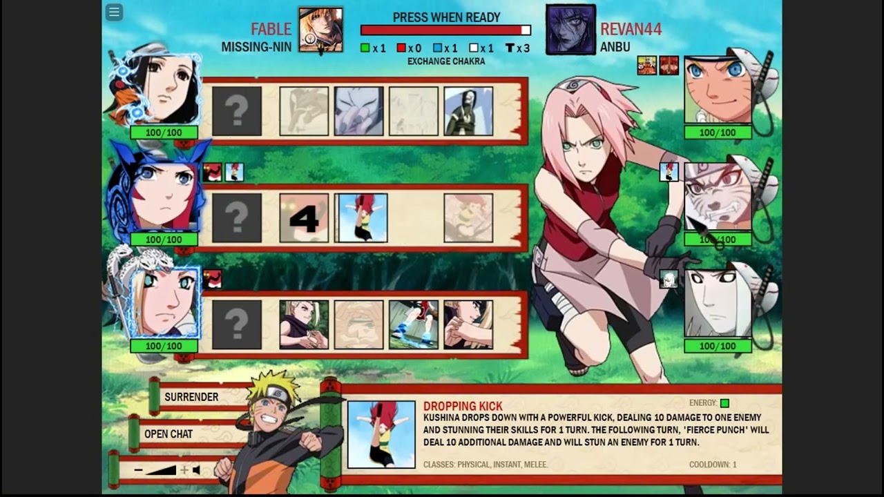Naruto-Arena Classic | Streak Team | Balance Update 2.0.1