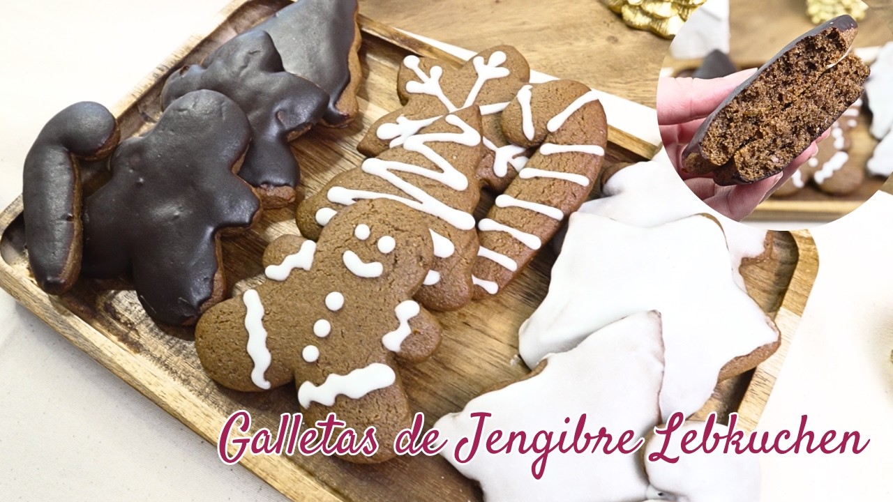Galletas de Jengibre Lebkuchen | Galletas Navideñas l Più Dolce