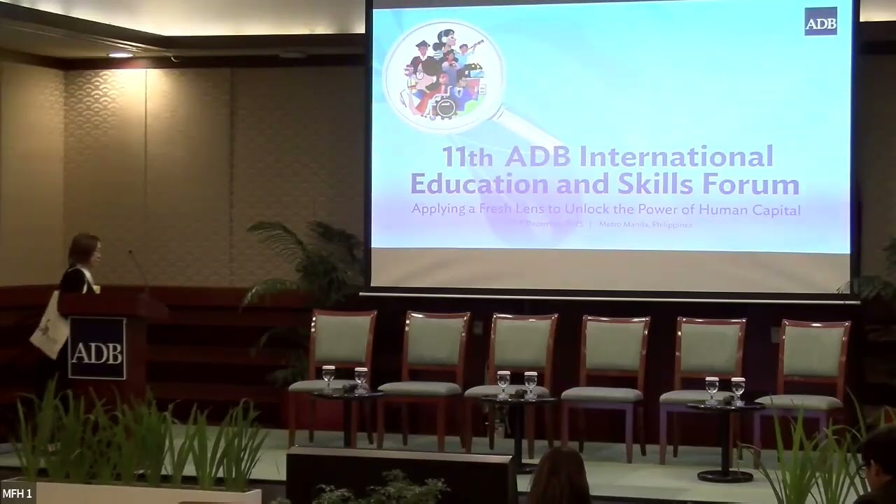 11th ADB International Education and Skills Forum - Session 2.3