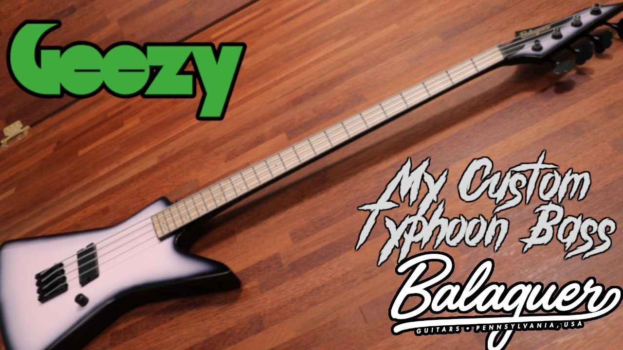 *NEW GUITAR ALERT* My Balaguer Custom Typhoon Bass!