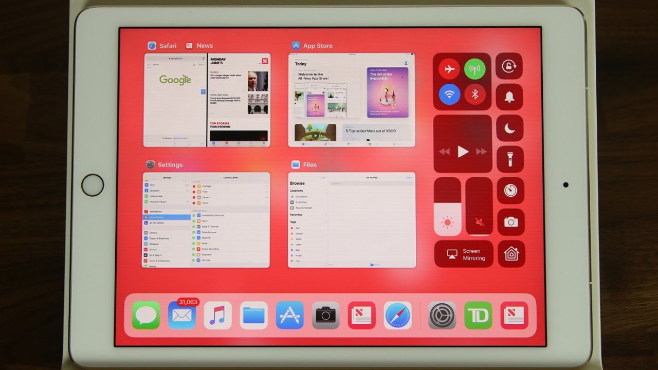 iOS 11 на iPad Pro &mdash; новые функции Dock и многозадачности