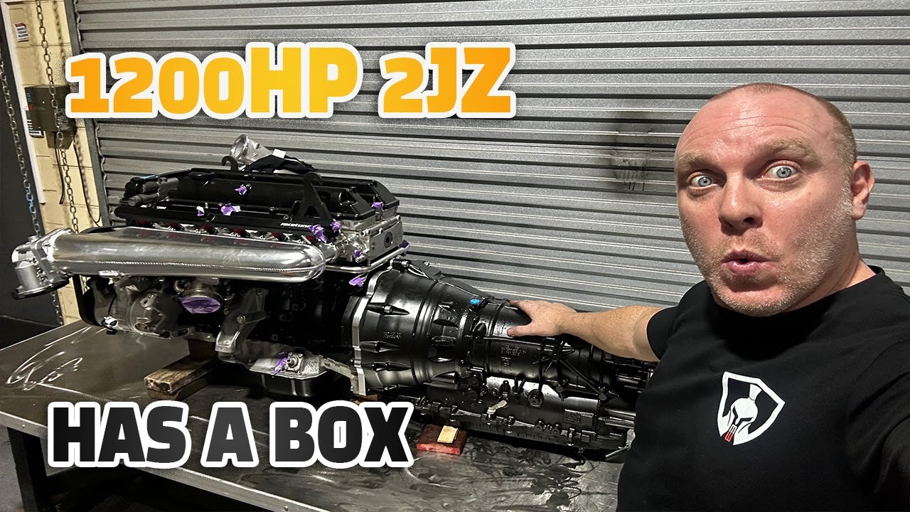Building a 1200HP 2JZ Supra | Installing the 8HP Gearbox!
