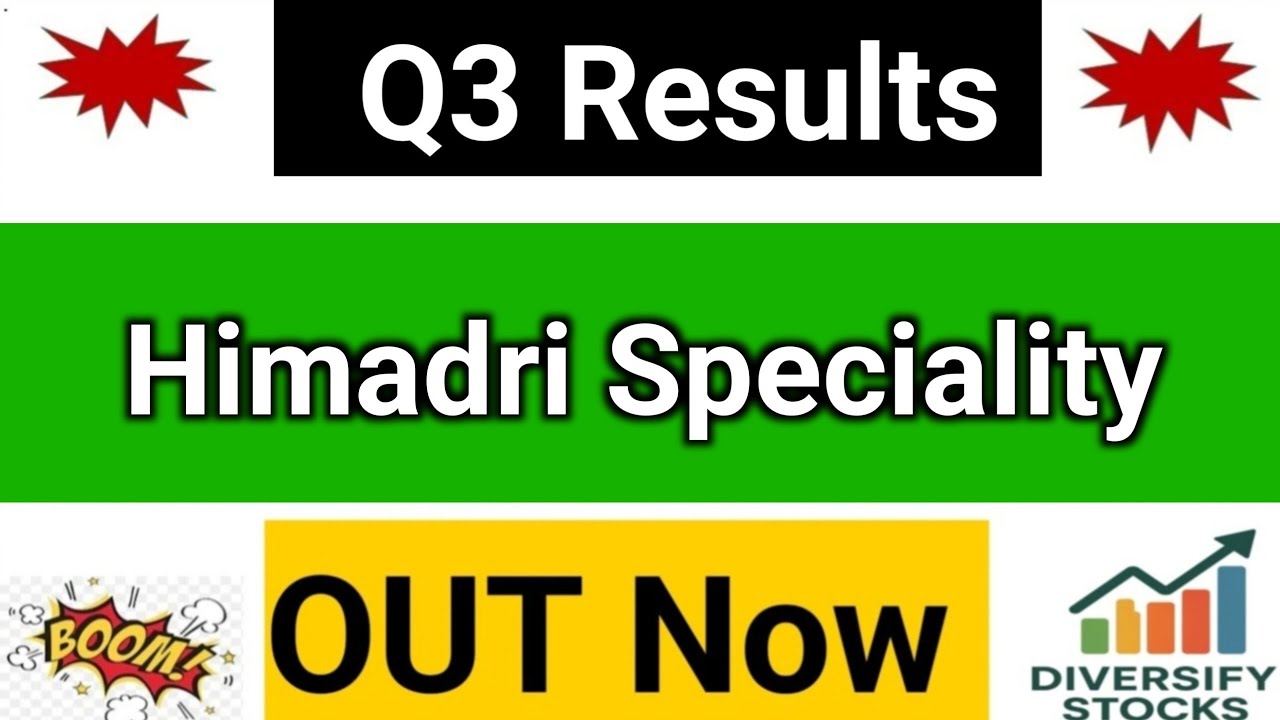 HSCL Q3 Results 2026 | HSCL share latest news | Himadri Speciality chemical ltd | HSCL Results Today