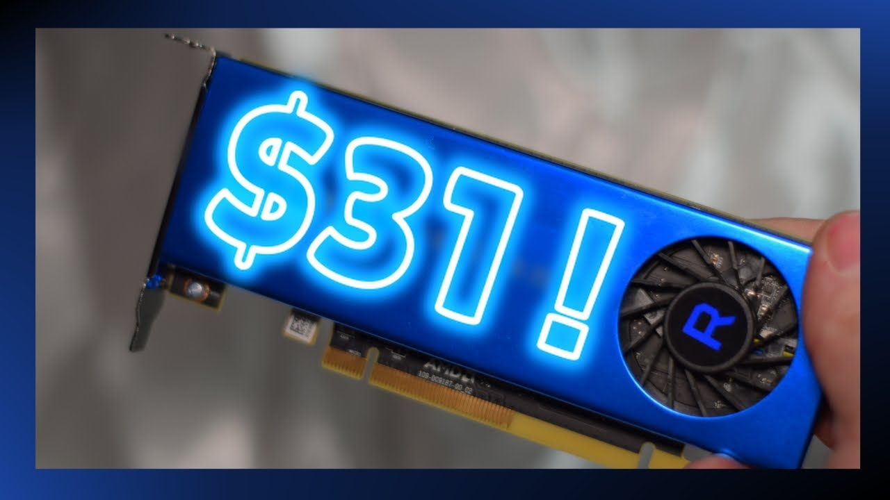 Gaming On a CHEAP Radeon Pro! | Office PC to Budget Gaming PC?