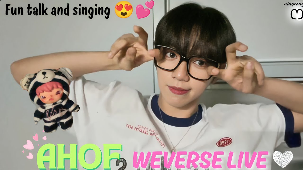 [ALL SUB] AHOF JL WEVERSE LIVE 😍😘💓 (01.10.26) jaeyeeeeel!!!! #weverselive #weverse #ahof