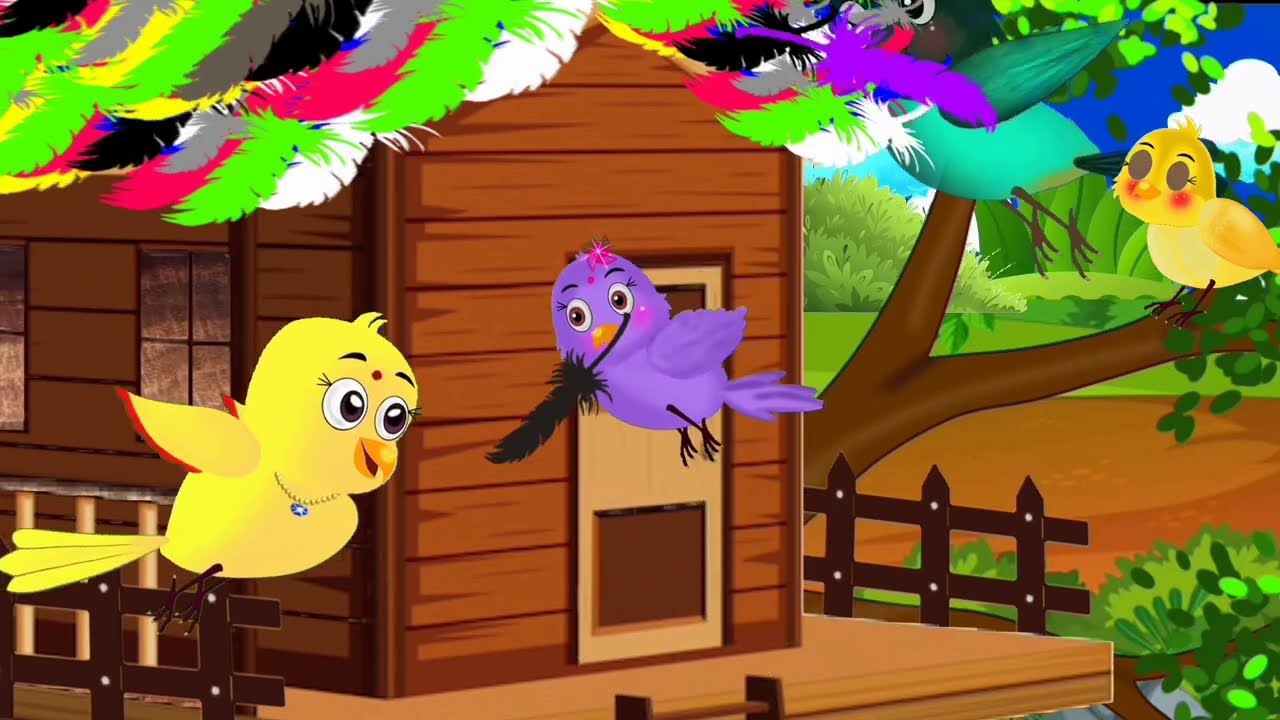 राणों ने बनाया पंखों का घर @ChichuTV #cartoon #ranochidiyakikahani #tunichidiyabhoot