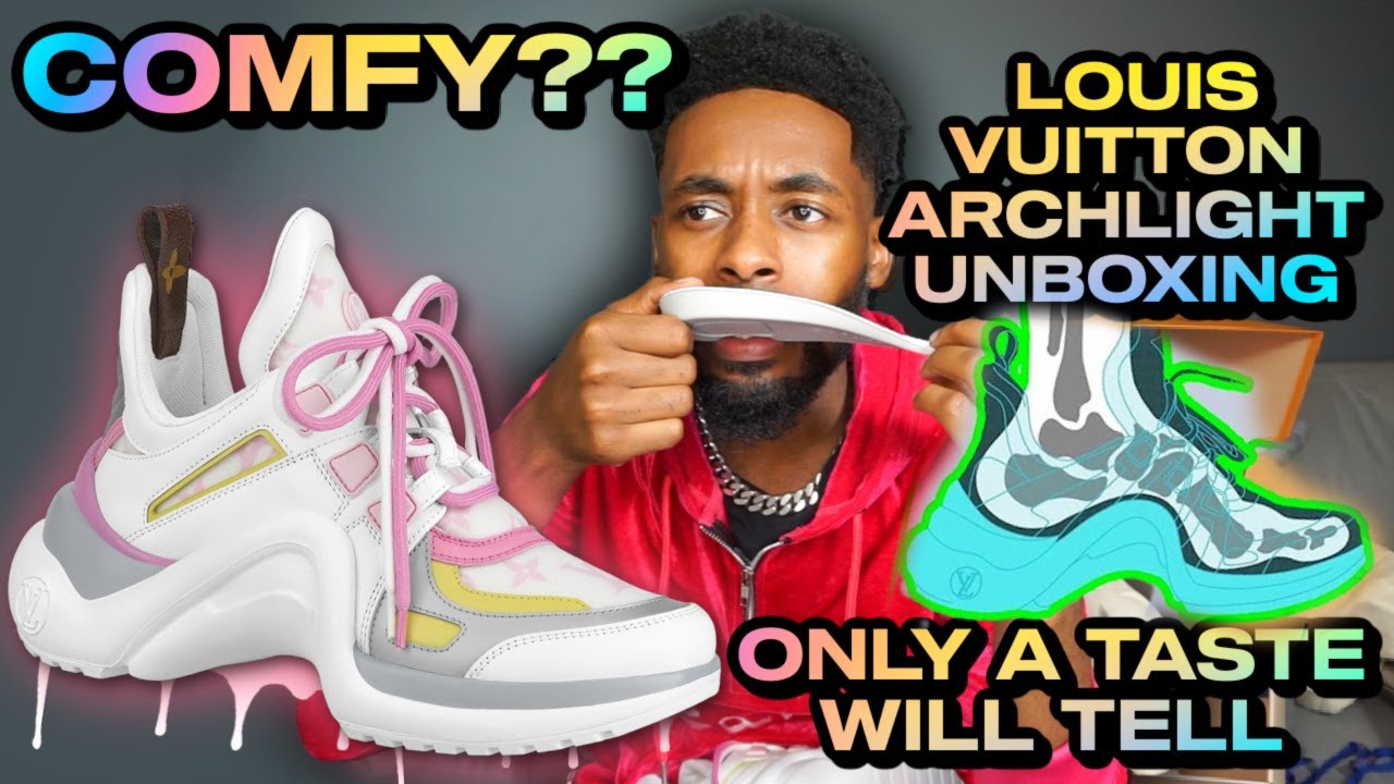 Are the Louis Vuitton Archlight Sneaker Comfortable? I will bite the sole to see. Unboxing & Review
