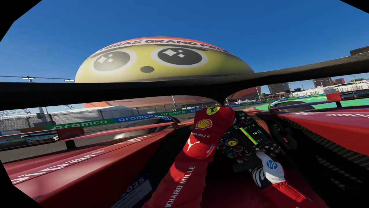 F1 25 PC VR test LAS VEGAS PSVR2