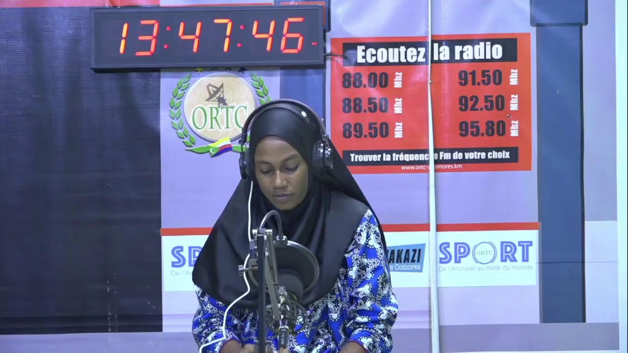 Diffusion en direct de ORTC Anjouan