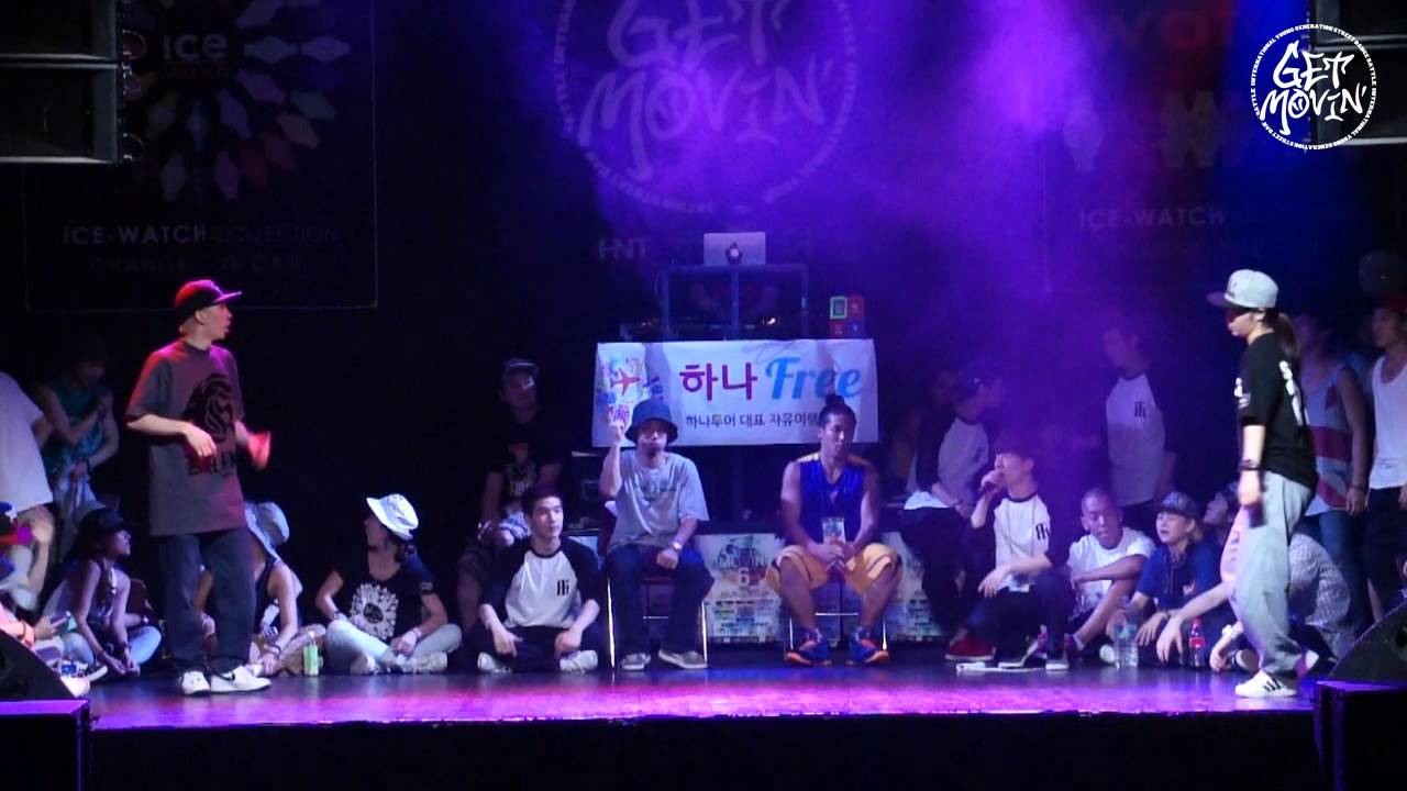 GET MOVIN' 6 FINAL - HIPHOP BEST8-1 Double.D vs Wanna