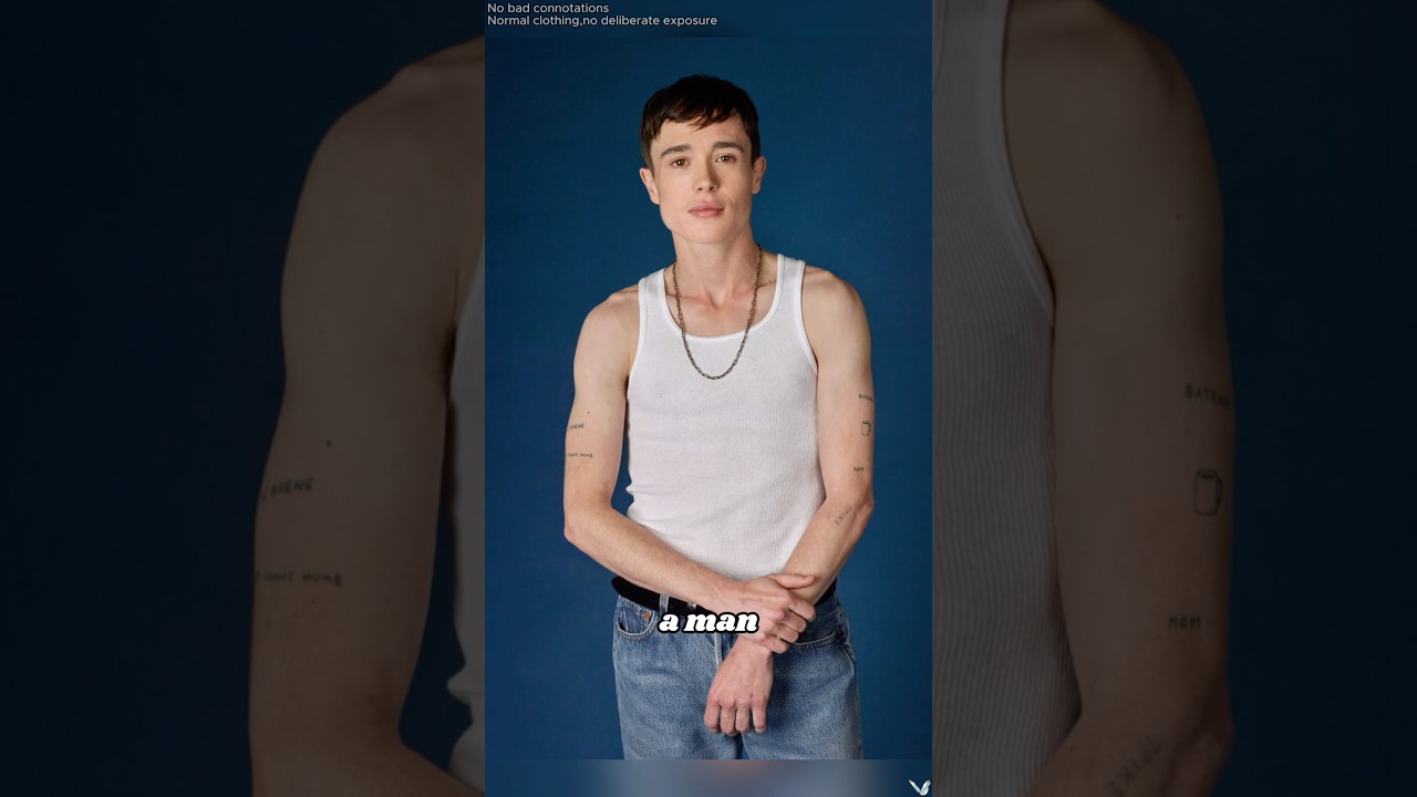 Никто не думал, что Эллиот Пейдж снова станет девочкой#шорты #знаменитость #ЭллиотПейдж
